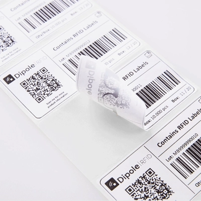 Etiquette RFID logistique 100x50