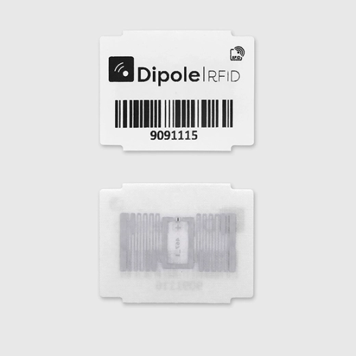 Etikette RFID Dipole Thermoscellable - zénithal