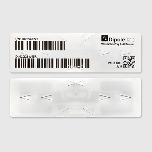 Étiquettes RFID pour pare-brise Détail