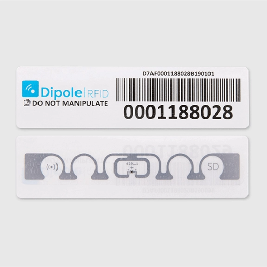 Étiquette logistique RFID 100x30 détail